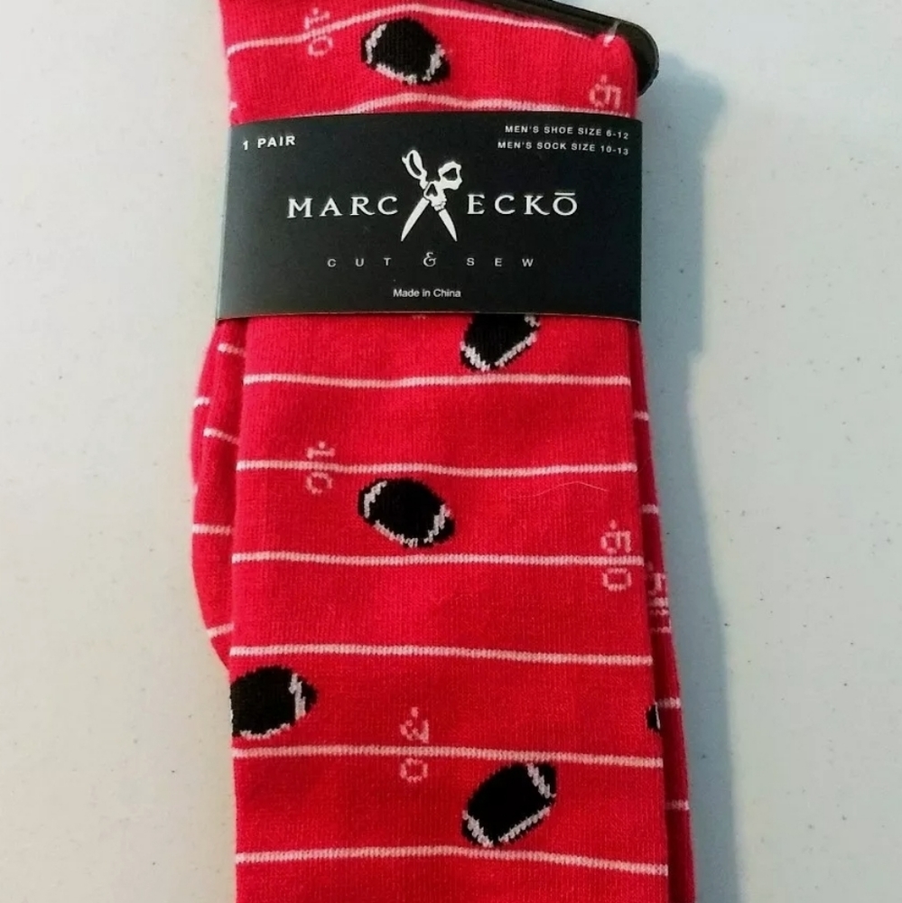 Marc Ecko Cut & Crew Red With Footballs Funky Fun